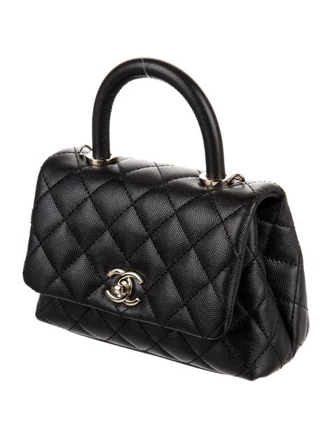 chanel coco handle 29cm|Chanel mini coco handle bag.